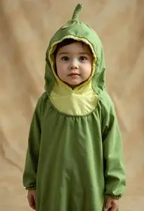 Infant Avocado Costume face swap