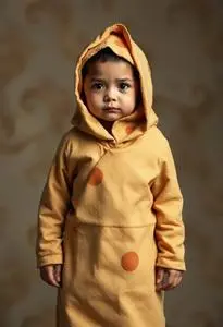 Infant Burrito Costume face swap