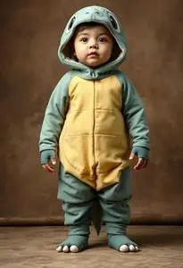 Infant Squirtle Costume face swap