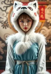 Kitsune Costume face swap