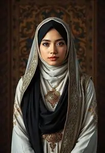 Islamic Woman Clothing Costume face swap