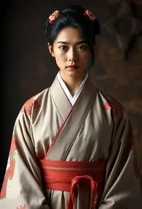 Japanese Clothing Traditional Costume face swap