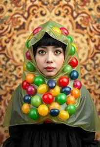 Jelly Bean Costume face swap