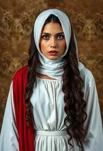 Jesus Costume Woman face swap