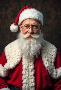 Jewish Santa Costume face swap