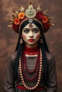 Kalika Mata Costume face swap