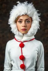 Karen Frosty Snowman Costume face swap