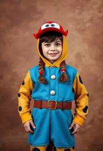 Kid Cars Tow Mater Costume face swap