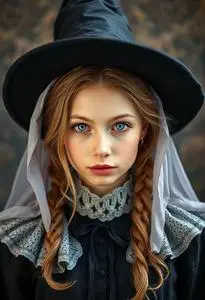 Magical Witch Costume face swap