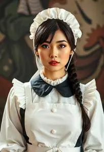 Maids Milking Costume face swap