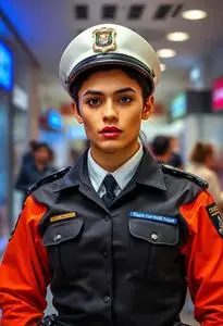 Mall Cop Costume face swap