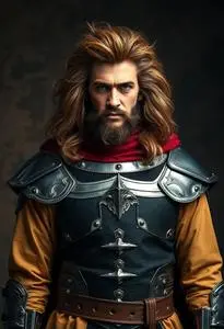 Man Lionheart Knight Costume face swap