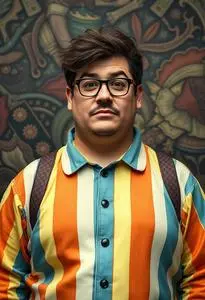 Man Plus Size Good Times Charlie Costume face swap