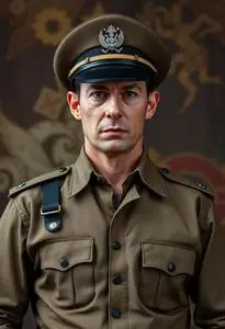 Man Sergeant Adult Costume face swap