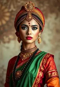 Marathi Dance Costume face swap