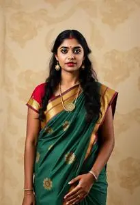 Marathi Woman Saree Costume face swap