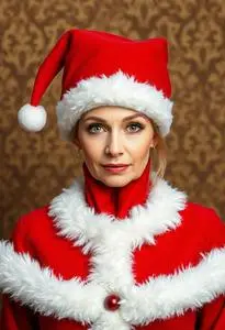Martha May Santa Costume face swap