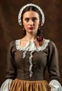 Martha Washington Costume face swap