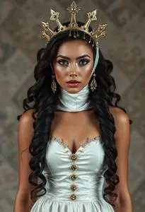 Like Virgin Woman Pop Star Costume face swap