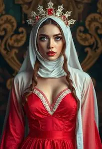 Like Virgin Woman Pop Star Costume face swap