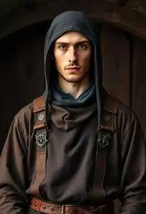 Medieval Blacksmith Costume face swap