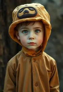 Lost Boy Costume Toddler face swap