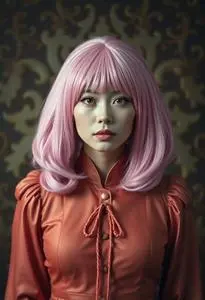 Lost Translation Pink Wig Costume face swap