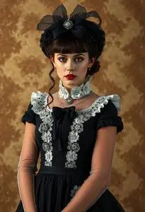Lydia Deetz Costume Wedding face swap