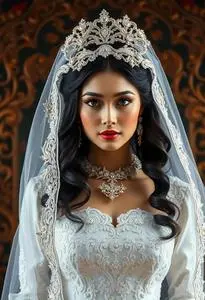 Lydia Wedding Costume face swap