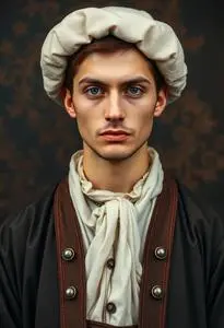 Medieval Scholar Costume face swap