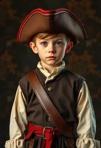 Mighty Musketeer Kid Costume face swap