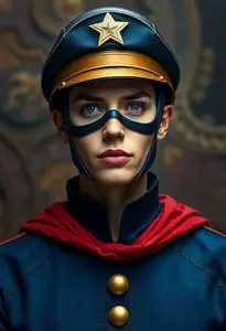 Mile High Captain Costume face swap