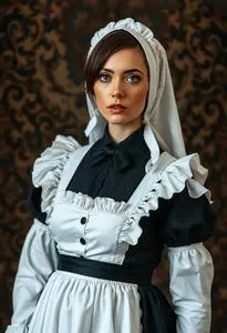 Milk Maid Fancy Dress Costume face swap