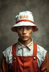 Milkman Fancy Dress Costume face swap