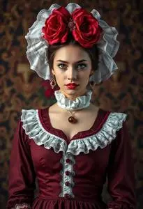 Venetian Costume Girl face swap