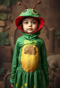 Very Hungry Caterpillar Costume Fancy Dress face swap