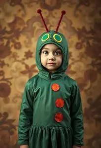 Very Hungry Caterpillar Outfit Costume face swap