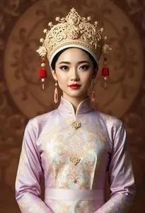 Vietnamese Wedding Costume face swap