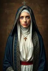 Virgin Mary Costume face swap