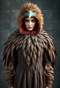 Vulture Adult Costume face swap