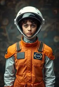 Wagon Space Shuttle Costume face swap