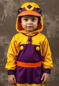 Wario Kid Costume face swap