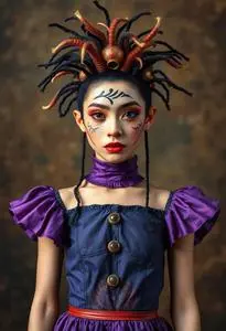 Weird Dance Costume face swap