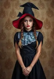 Wendy Witch Costume face swap