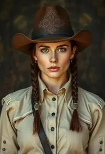 Western Gunslinger Costume face swap