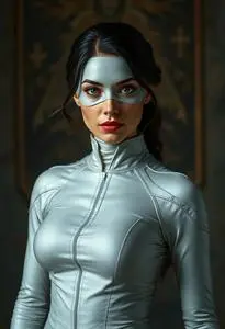 Woman Elastigirl Costume face swap