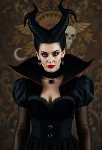Woman Evil Queen Costume face swap