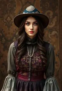Woman Fortune Teller Costume face swap