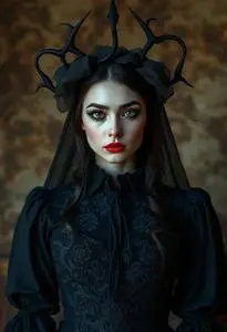 Woman Haunting Beauty Costume face swap
