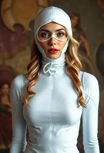 White Elastigirl Costume face swap